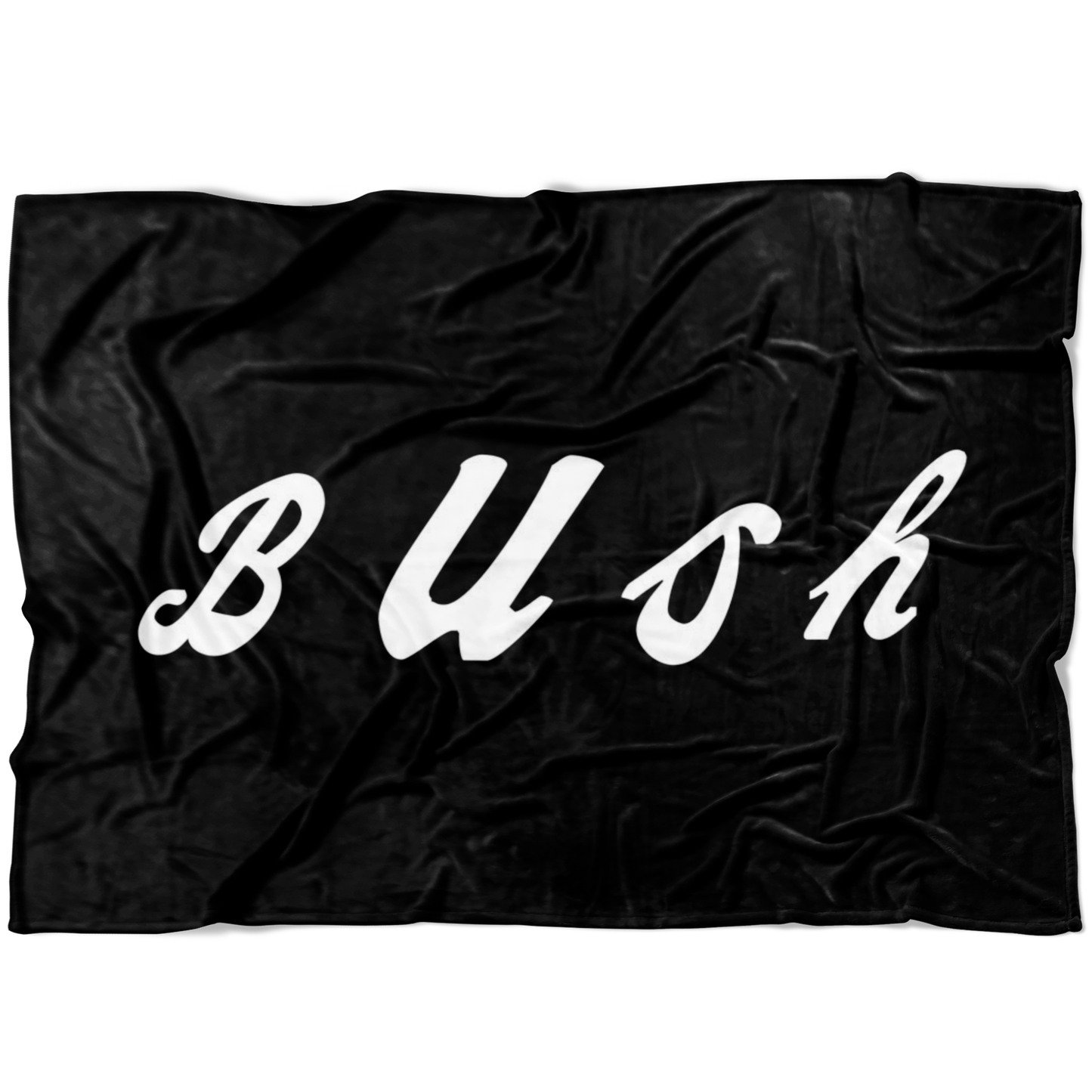 Classic Logo Black Fleece Blanket